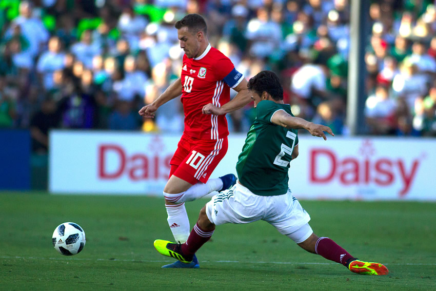 Así se vivió el juego amistoso entre México y Gales