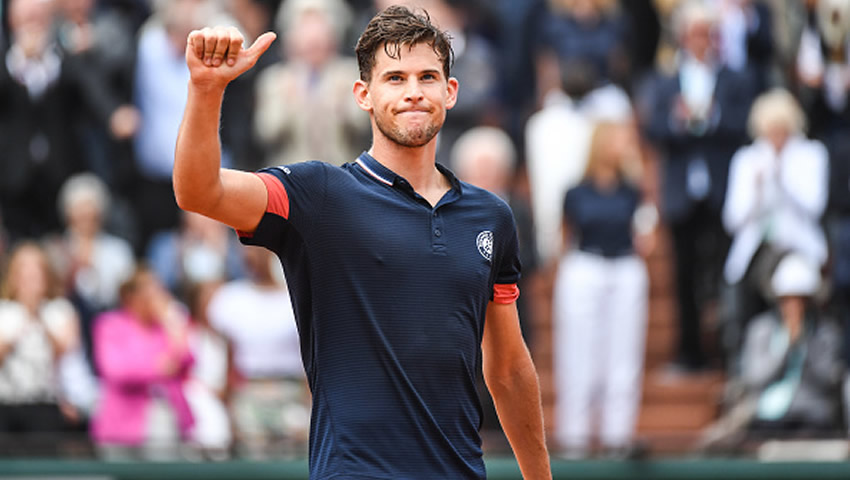 Thiem disputará sus terceras semifinales consecutivas en el Grand Slam.