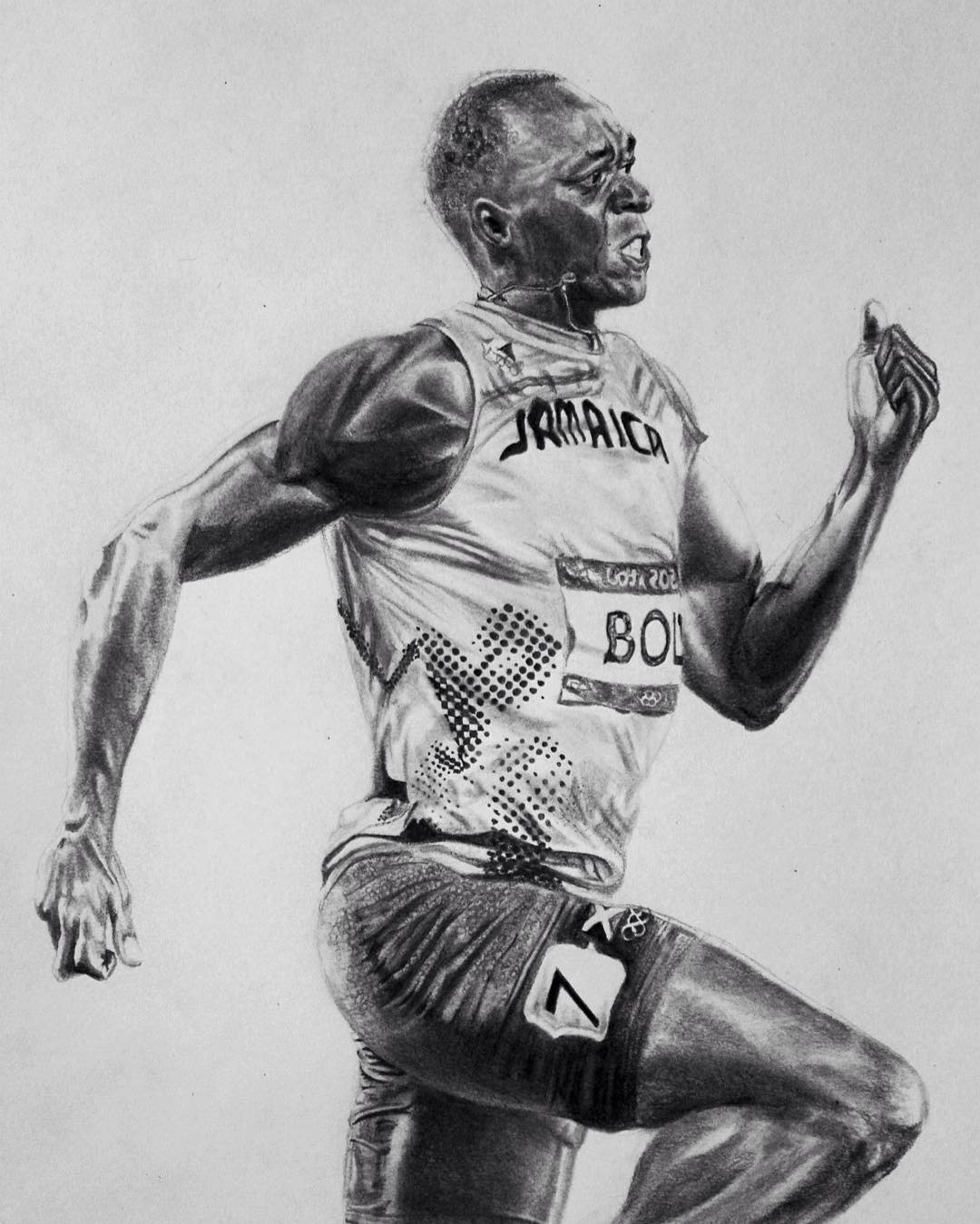 Arte en papel y tatuajes: deportistas