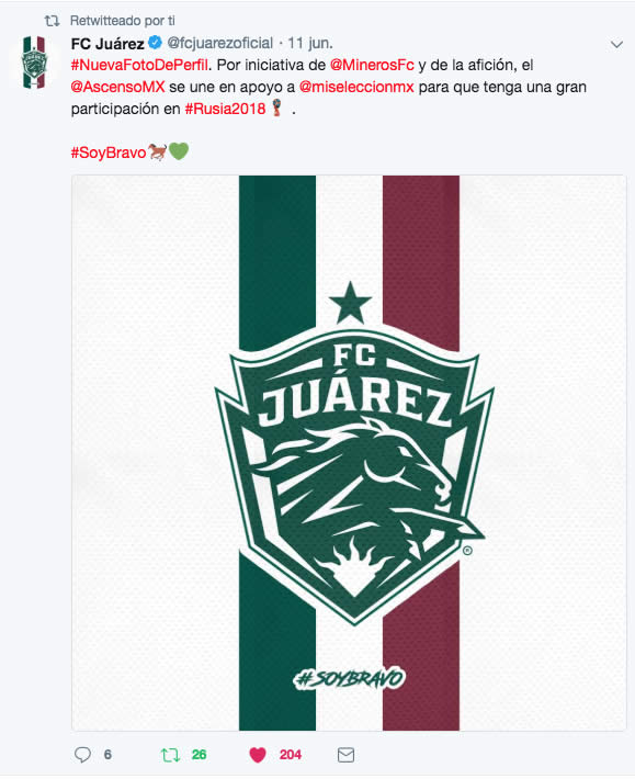 Galería: Clubes de Liga MX y Ascenso MX ponen su avatar en colores del Tri