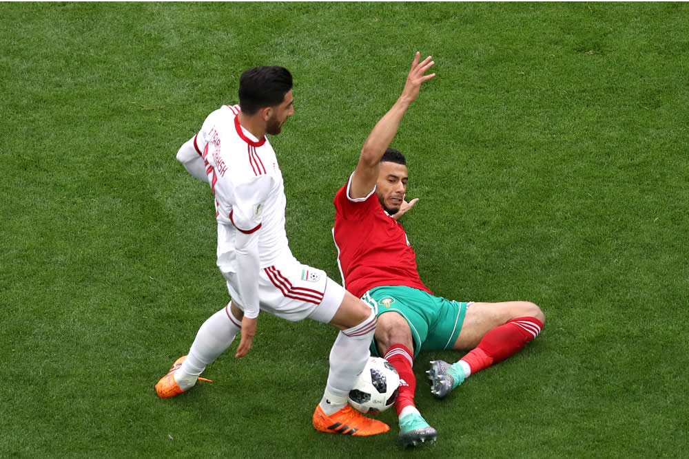 Autogol de Marruecos le da la victoria a Irán 