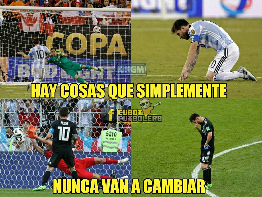 Lionel Messi fue la víctima de los memes tras el Argentina vs. Islandia