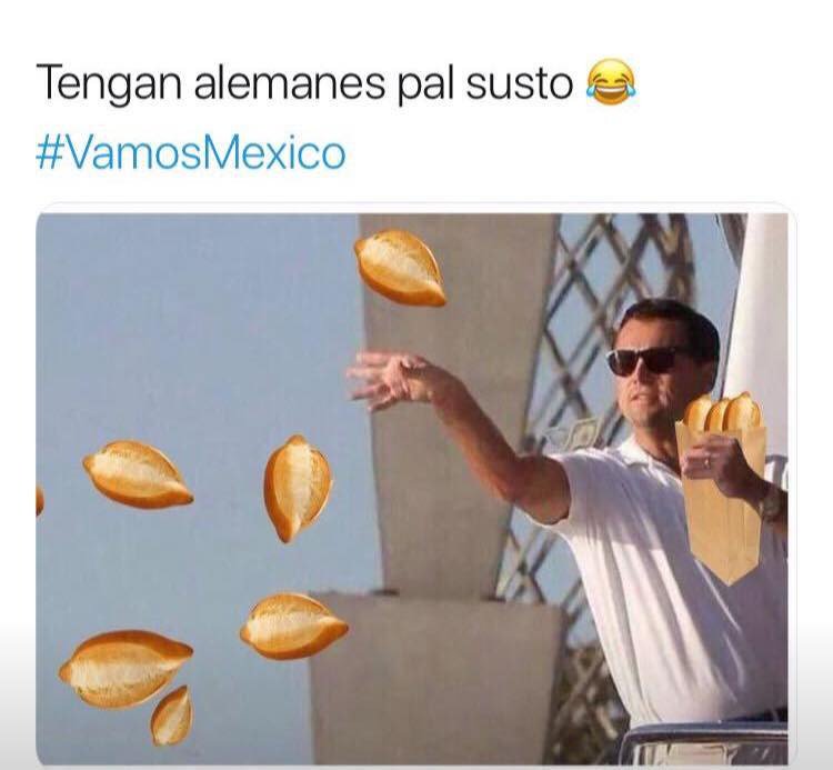 Los mejores memes del Alemania 0-1 México del Mundial Rusia 2018.