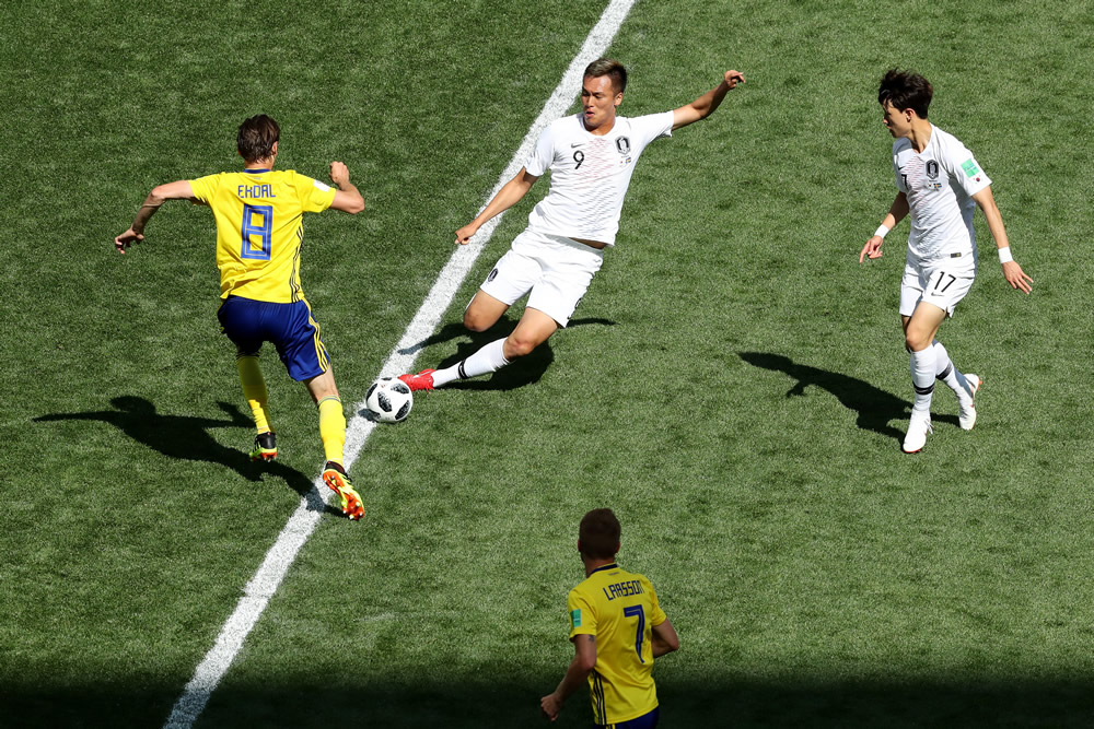 Suecia vs Corea del Sur