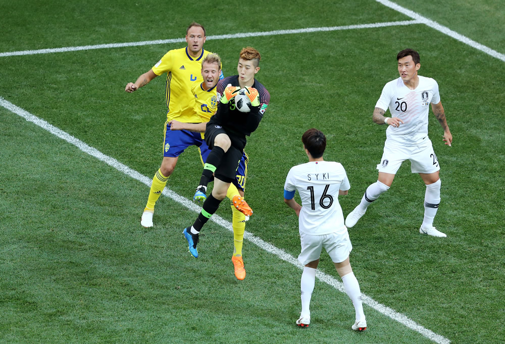 Suecia vs Corea del Sur
