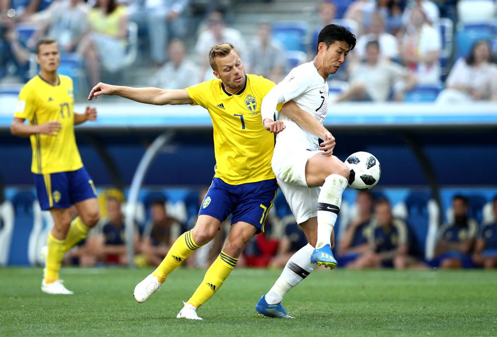 Suecia vs Corea del Sur