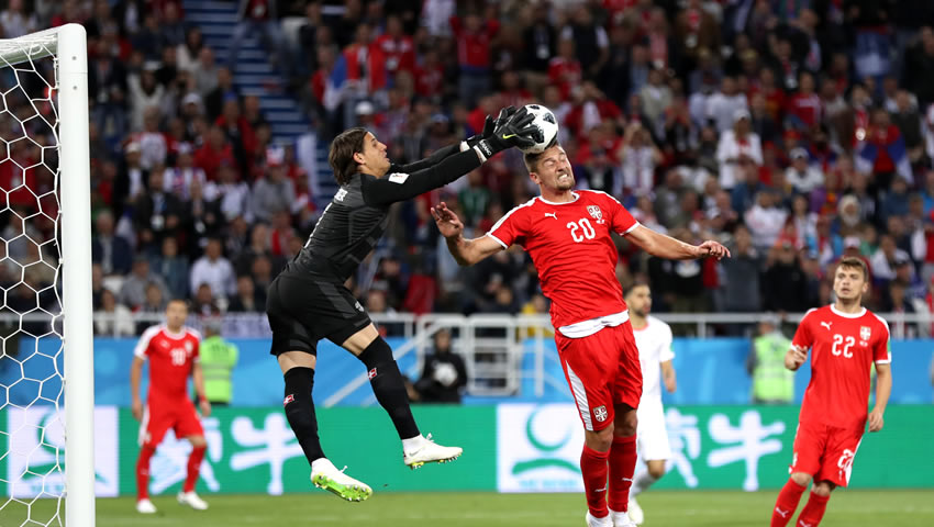 Suiza da la sorpresa y le gana por la mínima a Serbia