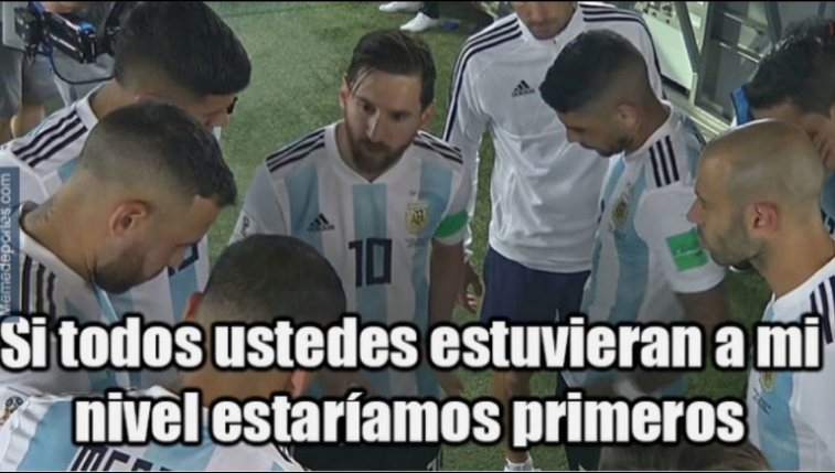 Los memes del Argentina vs. Nigeria