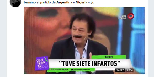 Los memes del Argentina vs. Nigeria