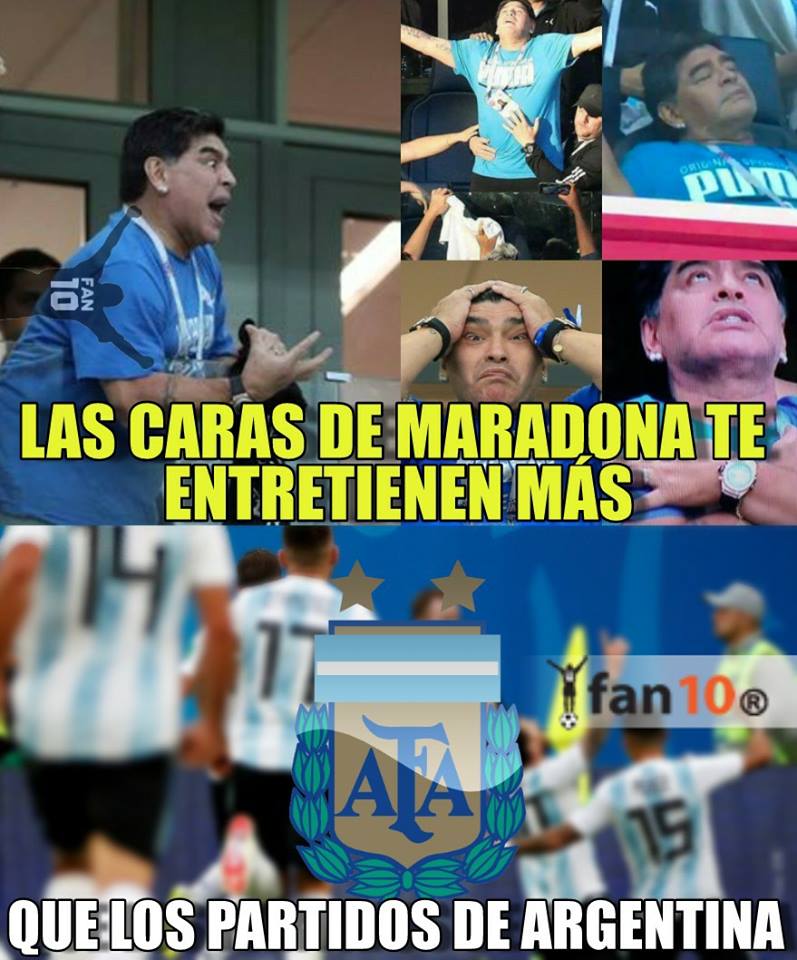 Los memes del Argentina vs. Nigeria