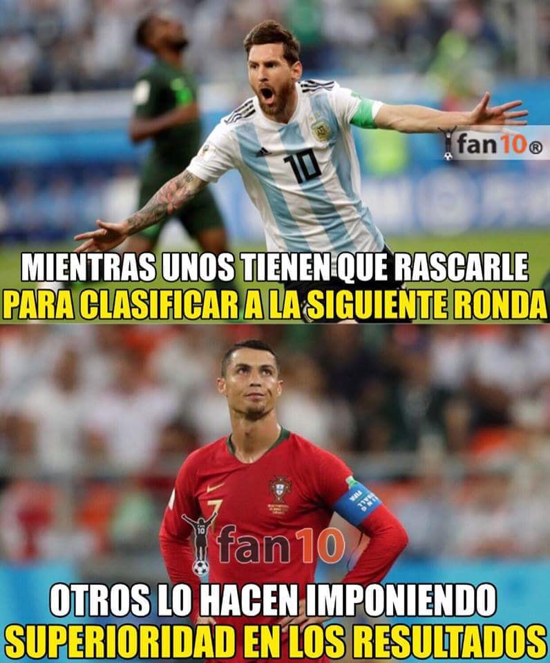 Los memes del Argentina vs. Nigeria