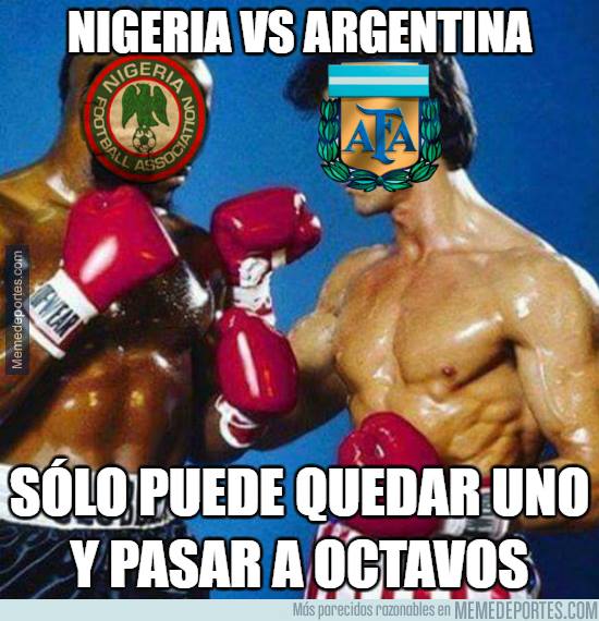 Los memes del Argentina vs. Nigeria