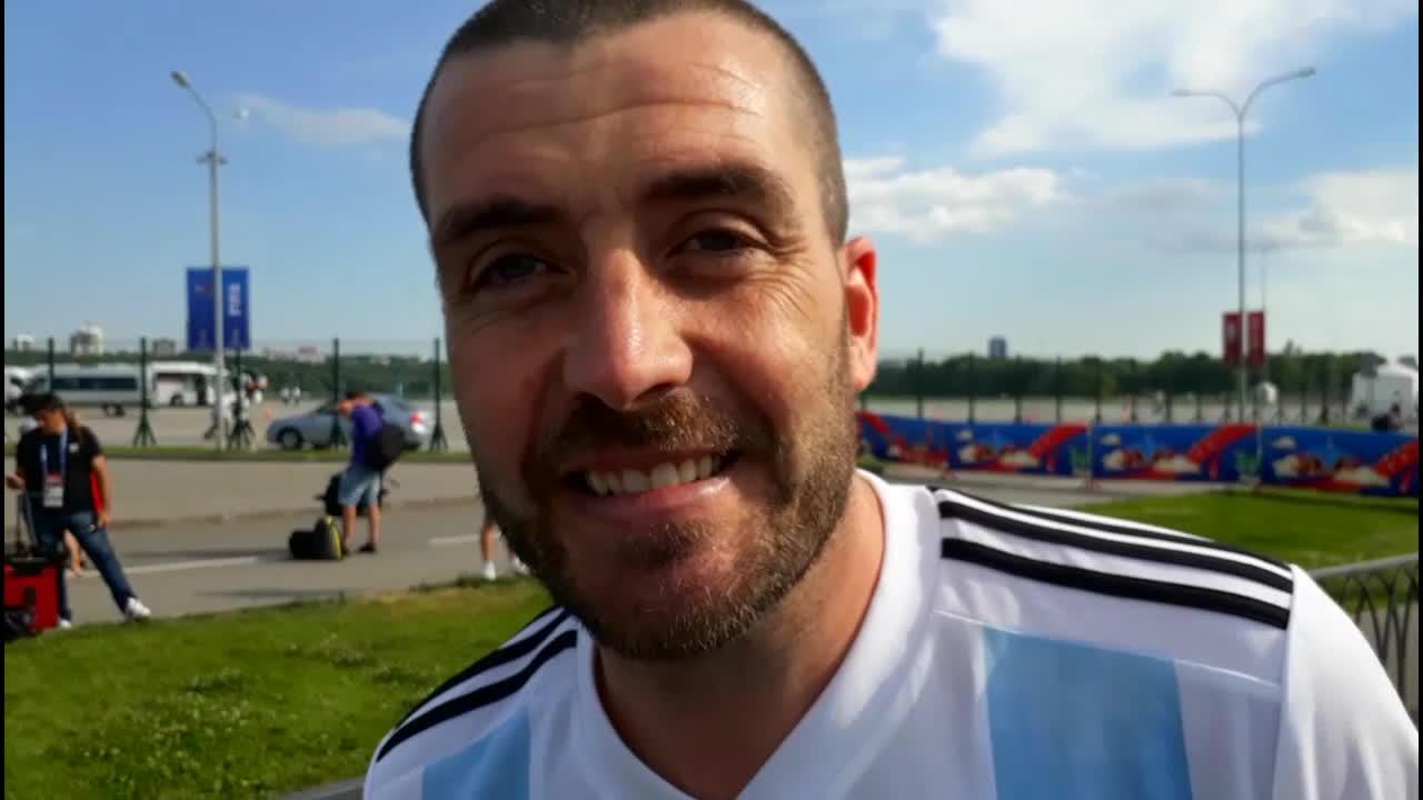 Argentinos sufrieron por ver a la albiceleste en Kazán