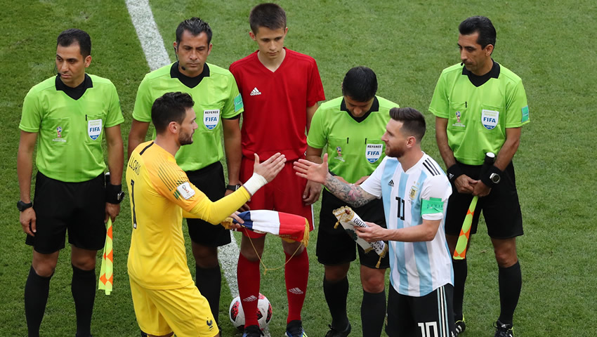 Francia gana y elimina a Argentina de Rusia 2018