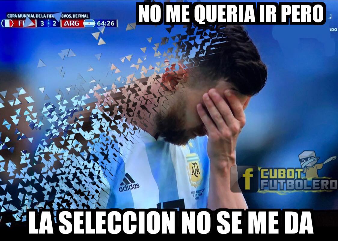 Los memes del Francia vs. Argentina en Rusia 2018