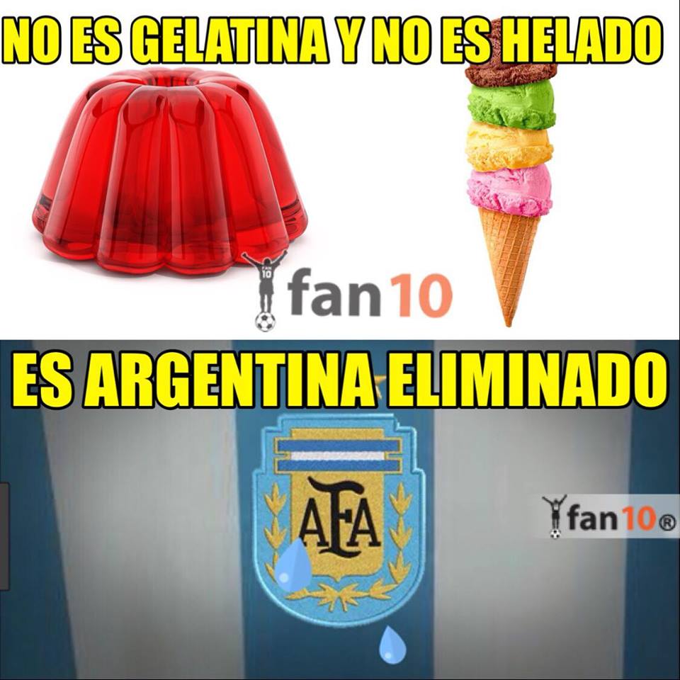 Los memes del Francia vs. Argentina en Rusia 2018