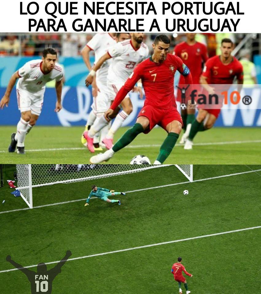 Los memes del Uruguay vs. Portugal en Octavos