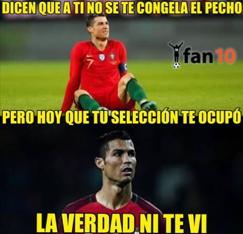 Los memes del Uruguay vs. Portugal en Octavos