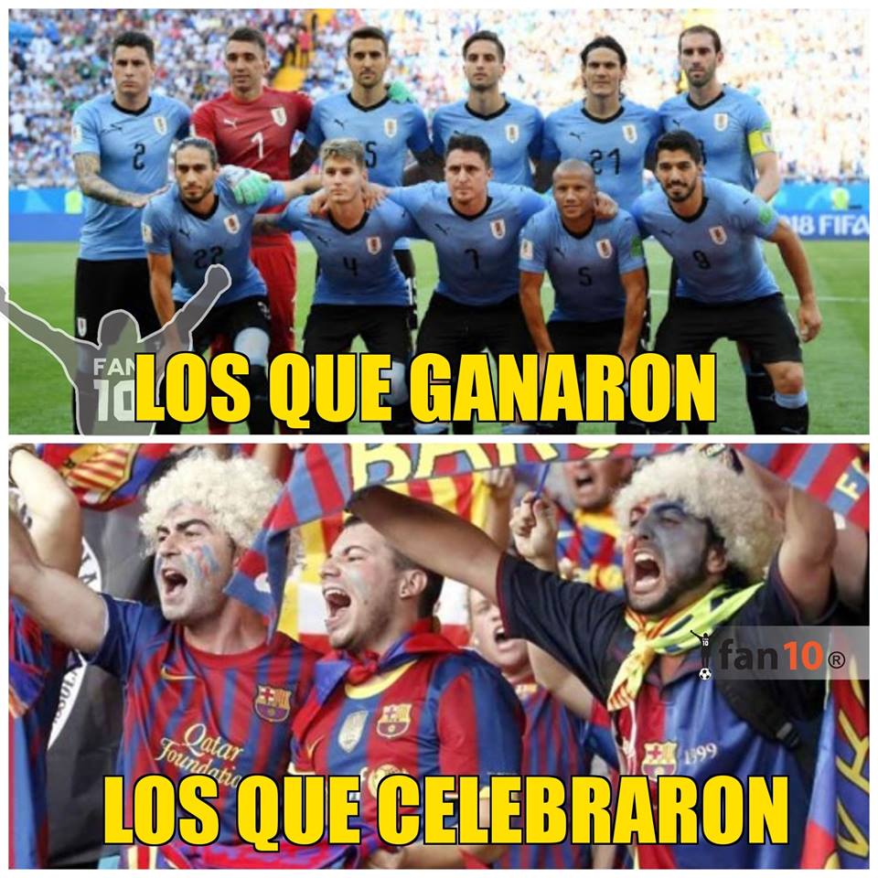 Los memes del Uruguay vs. Portugal en Octavos
