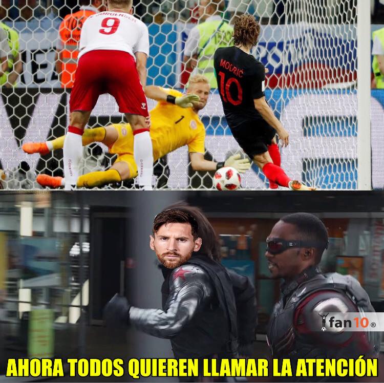 Los memes del España vs. Rusia y del Croacia vs. Dinamarca
