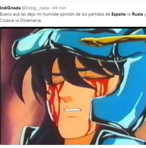 Los memes del España vs. Rusia y del Croacia vs. Dinamarca