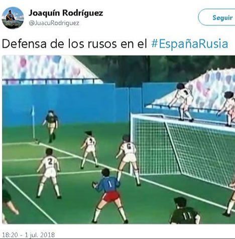 Los memes del España vs. Rusia y del Croacia vs. Dinamarca