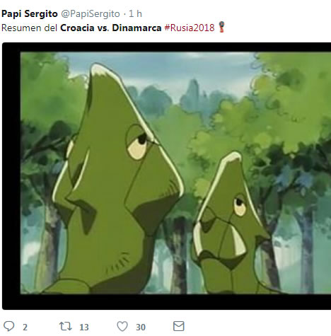 Los memes del España vs. Rusia y del Croacia vs. Dinamarca