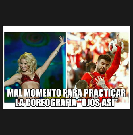 Los memes del España vs. Rusia y del Croacia vs. Dinamarca