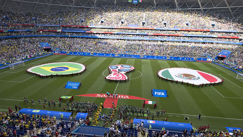 Las mejores jugadas del Brasil vs México