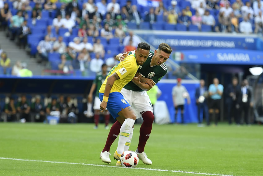 Las mejores jugadas del Brasil vs México