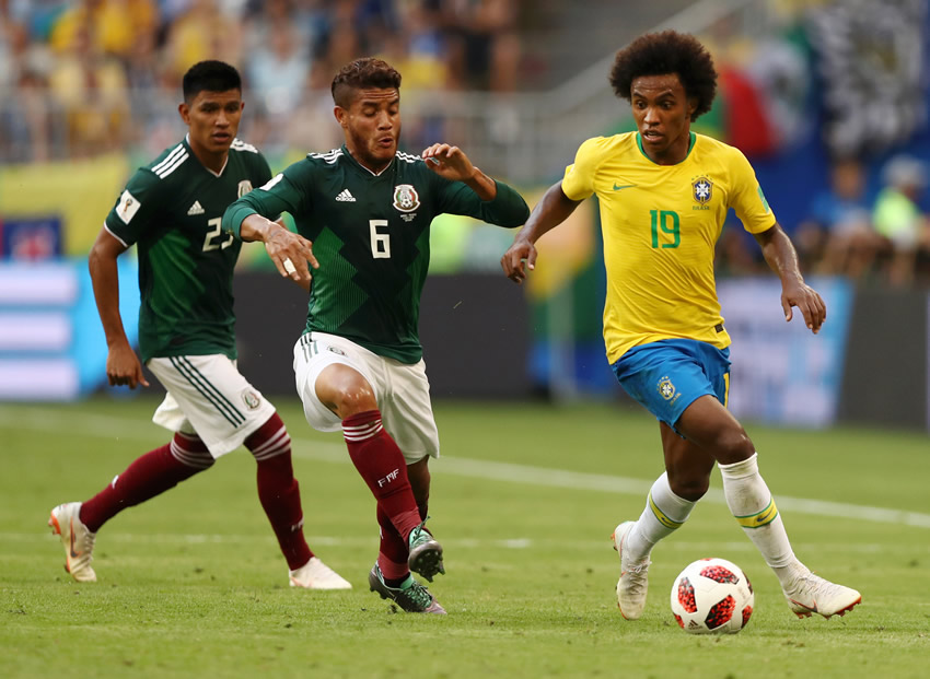 Las mejores jugadas del Brasil vs México