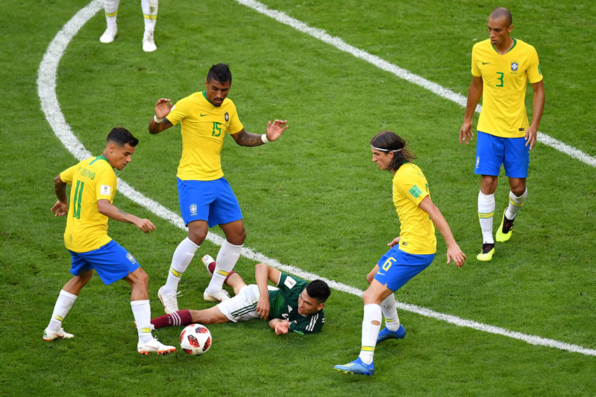 Las mejores jugadas del Brasil vs México