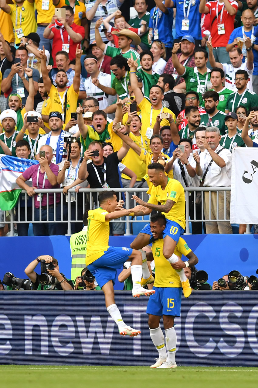 Las mejores jugadas del Brasil vs México