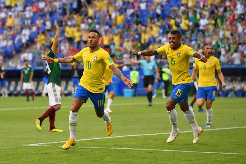 Las mejores jugadas del Brasil vs México
