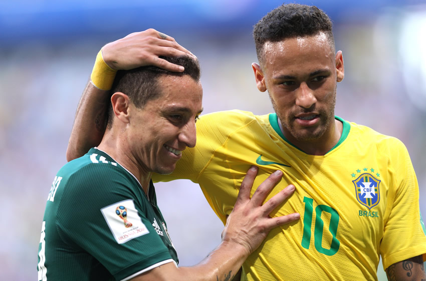 Las mejores jugadas del Brasil vs México