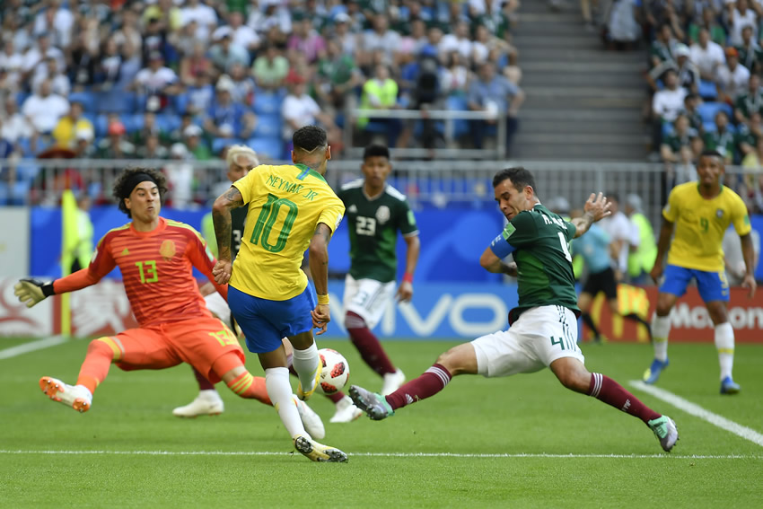 Las mejores jugadas del Brasil vs México