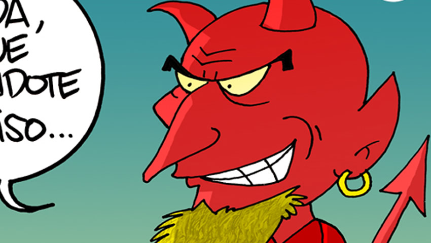 ¡Que se lo chupe el Diablo!