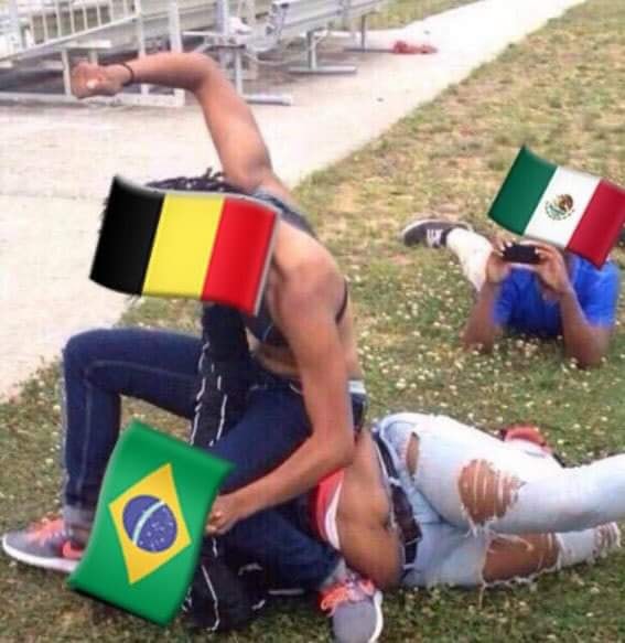 Memes del Brasil vs. Bélgica de Cuartos de Final