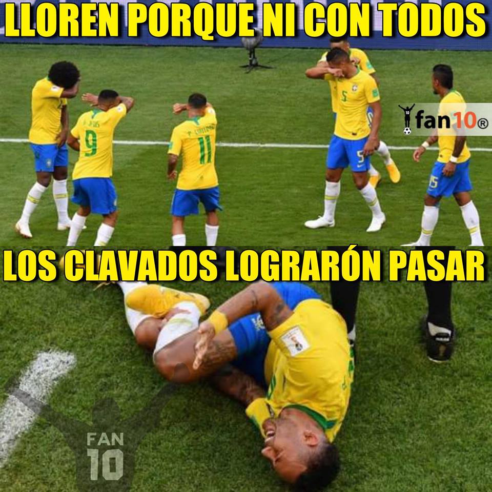 Memes del Brasil vs. Bélgica de Cuartos de Final