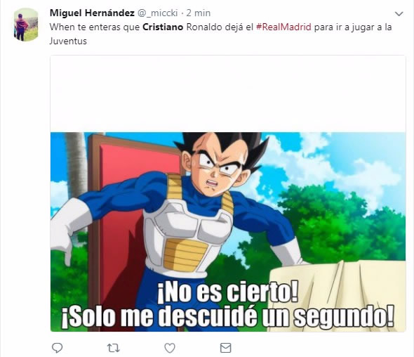 Cristiano se va del Real Madrid, solo queda limpiar las lágrimas con unos memes