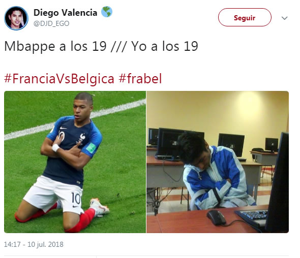 Memes del Francia vs. Bélica de Rusia 2018