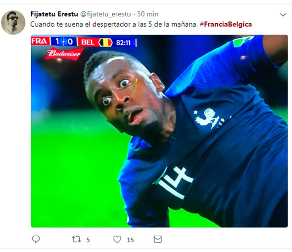 Memes del Francia vs. Bélica de Rusia 2018