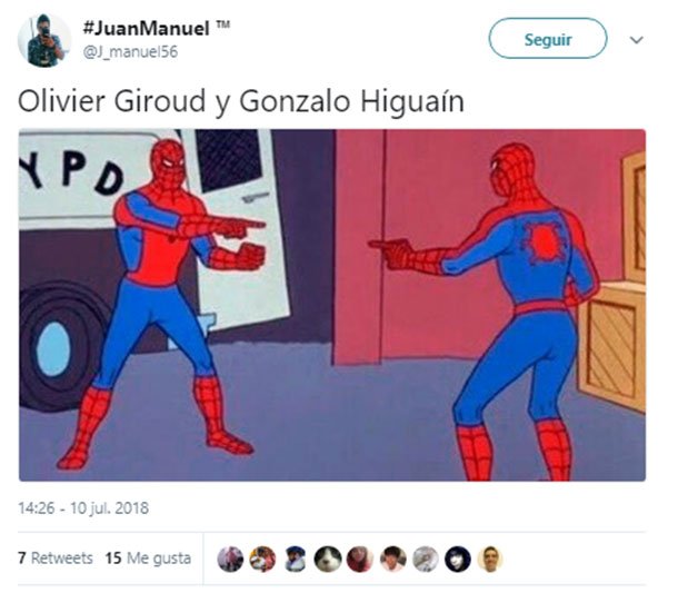 Memes del Francia vs. Bélica de Rusia 2018