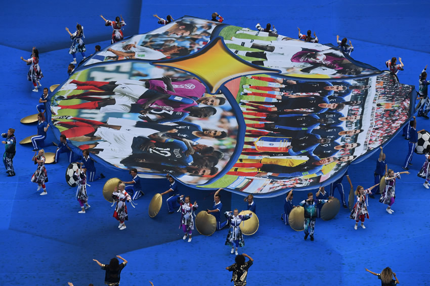 Las mejores imágenes de cierre de la Copa del Mundo Rusia 2018.