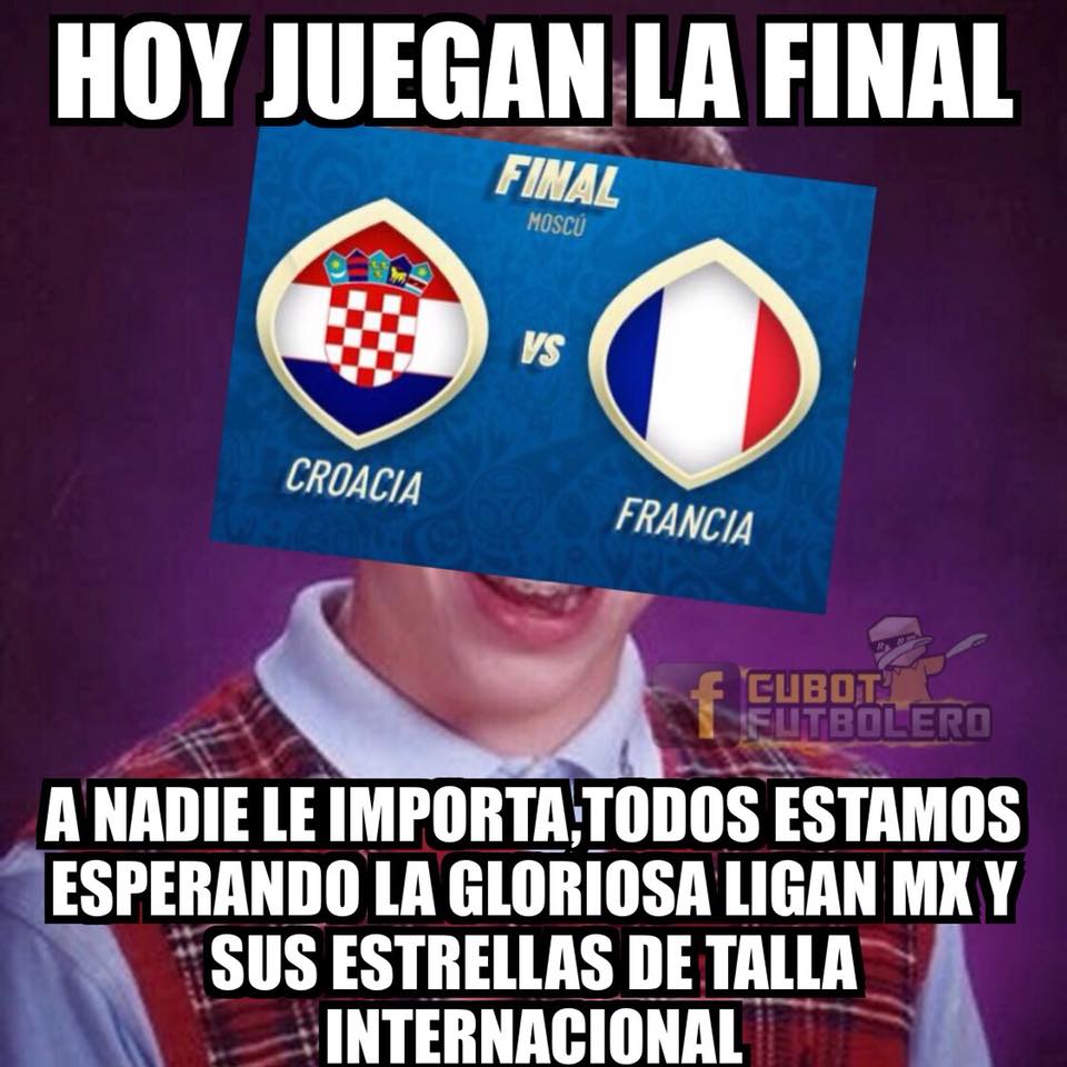 Memes del Francia vs. Croacia del Mundial de Rusia 2018