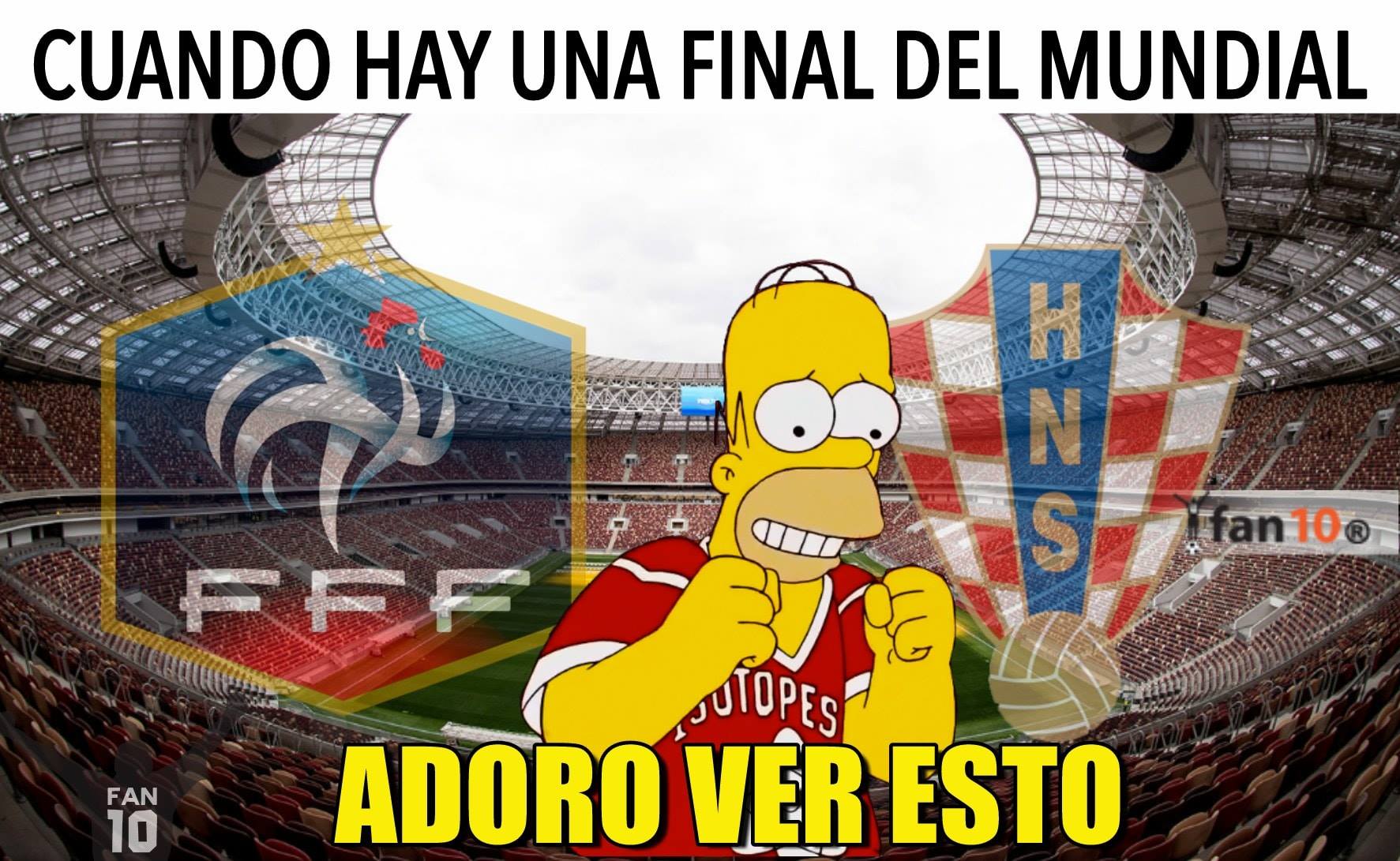 Memes del Francia vs. Croacia del Mundial de Rusia 2018