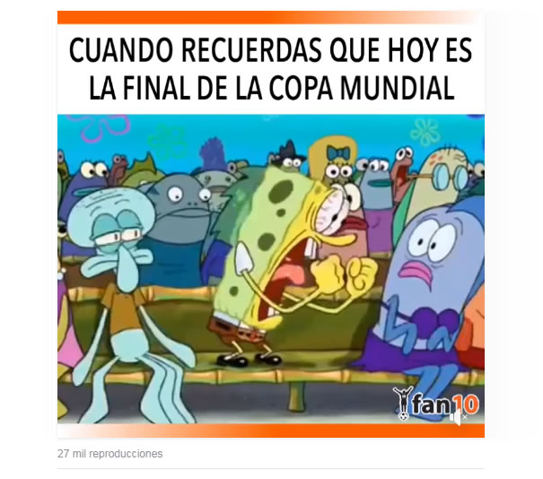 Memes del Francia vs. Croacia del Mundial de Rusia 2018