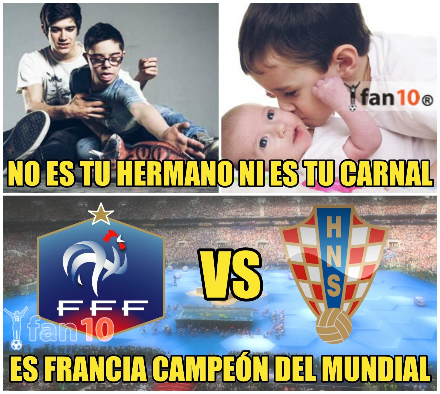 Memes del Francia vs. Croacia del Mundial de Rusia 2018