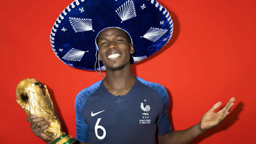 Paul Pogba, sombrero charro, Mundial Rusia 2018