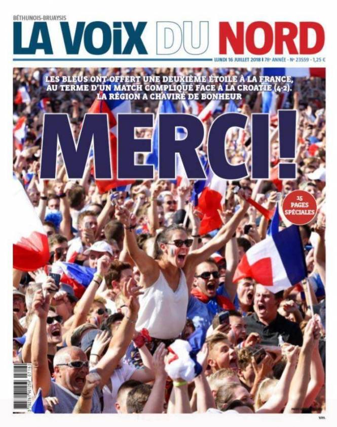 La prensa francesa se rindió ante la Selección Campeona del Mundo